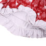 Beautiful Ruffle Tops for Girls with Short Sleeves Lace Square Collar