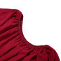 Red Polyester Cute Chiffon Children Baby Girl High Bell Top toddler