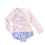USA teen swimwear kids fringed  2 piece lady bikini set