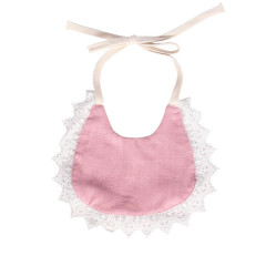 Cheaper price muslin lace comfortable safe baberos bebe baby burp cloth