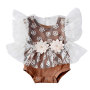 2020 wholesale factory custom infant newborn baby girls' romper set clothes