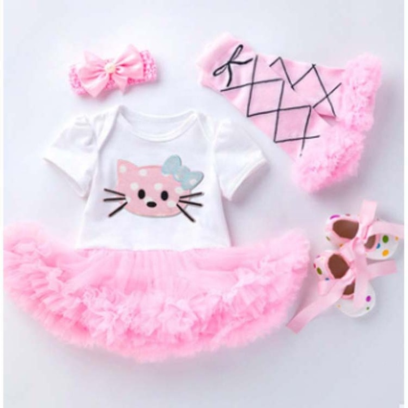 Wholesale Baby Birthday Tutu Dress With Leg Warmer And Baby Shoes As Well As Headband 