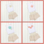 Wholesale Baby Clothing Stylish Girl Sleeveless Top With Lace Pants Set