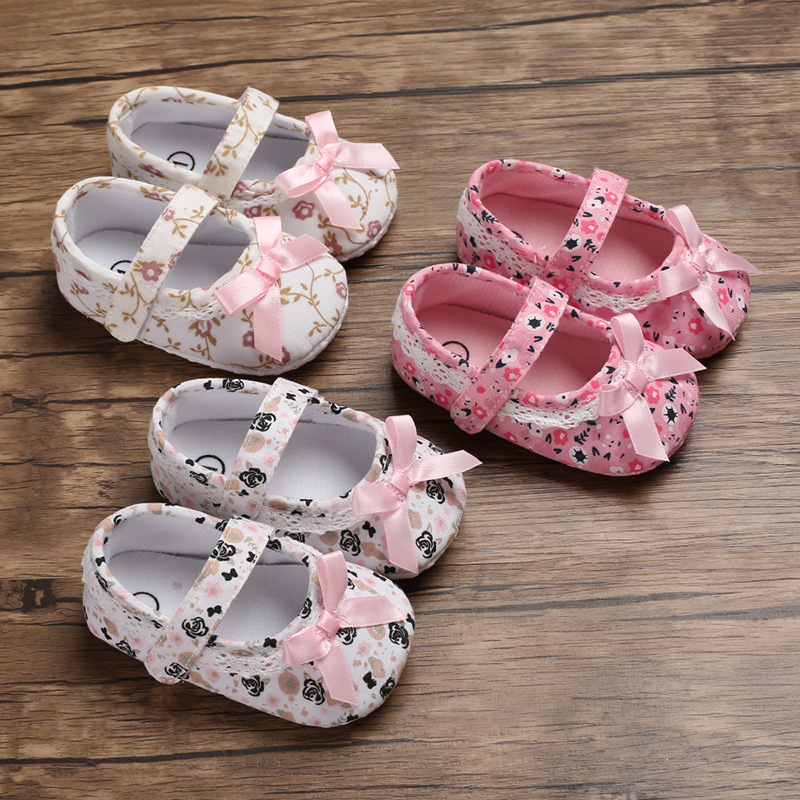 Promotional Casual Wear Beautiful Baby Newborn Girls Shoes for Sale