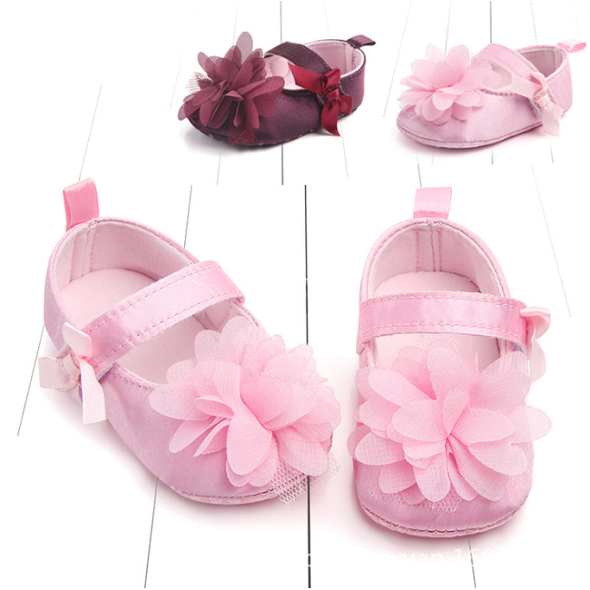 Wholesale Top Design Sweet New Born Baby Girl Shoes for Daily Wear
