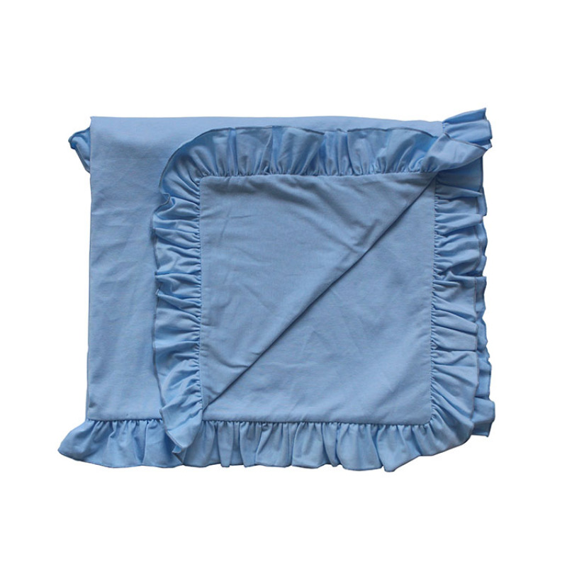 newborn pure cotton soft  skin friendly milestone baby blanket for winter