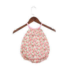 2018 Latest Fashion Design Summer Romper Soft textile Baby Bubble Romper Vintage Smocked Clothing Lovely Smocked Romper