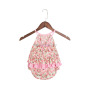 2018 Latest Fashion Design Summer Romper Soft textile Baby Bubble Romper Vintage Smocked Clothing Lovely Smocked Romper