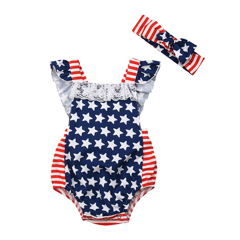 Hot Selling Pretty Fashion Baby Infants Girls Knitted Bodysuit Rompers Set Newborn Winter Summer Boutique Clothing