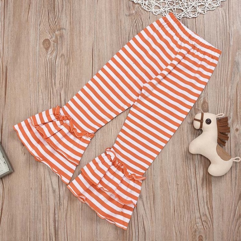 Wholesale thanksgiving cute trendy designer turkey cartoon flares shirts baby clothing sets