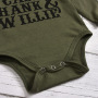 Wholesale Fashionable Girls Letters Printed Long Sleeve Rompers and Leopard Ruffle Pants Set