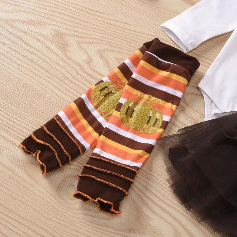 Favorite price thanksgiving day baby girls fashionable clothing tutu romper dresses