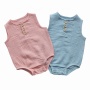 New arrival baby double layers gauzed sheer baby clothes romper