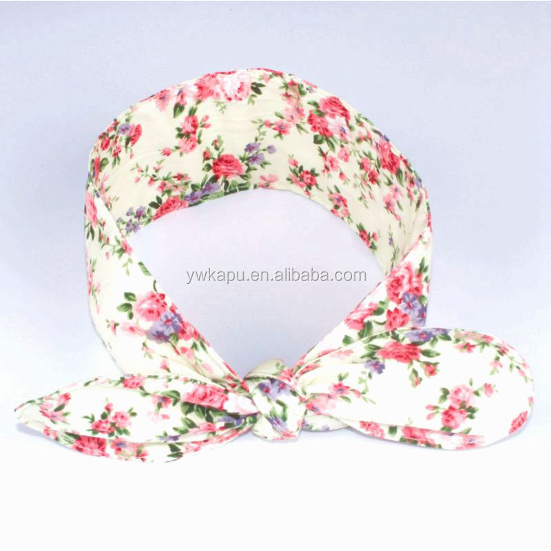 Hot sale wholesale Flower Headband for Baby Girls, Lovely Polyester Toddler Headband, Newborn Headband