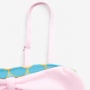 Swimwear vendors famous designer brands  seersucker swimsuit front tie bikini
