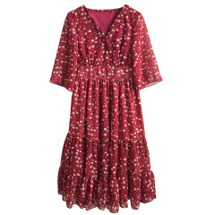 2020 New arrivals infant toddler kids fashion floral maxi long baby girl dress
