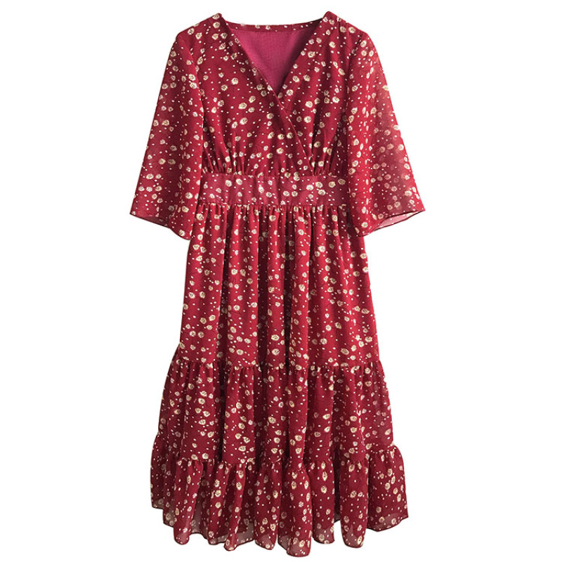 2020 New arrivals infant toddler kids fashion floral maxi long baby girl dress