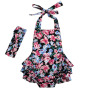 Summer Boutique Wholesale Price Importing Baby Rompers Cotton Baby Clothes with Headband Baby Girls Cotton Fabric Excellent 5pcs