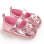 Custom High Quality Designer Newborn Baby Girls Flower Prints Shoes Prewalker for School
