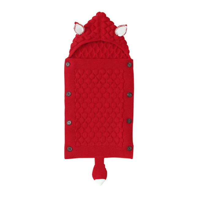 In stock new cute style solid color new born swaddle blanket baby sleeping bag
