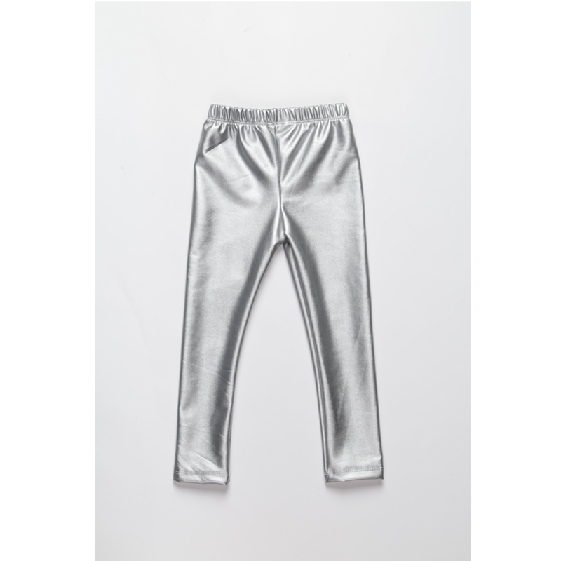 Wholesale 2108 new autumn baby girl fashion imitate leather kids pants