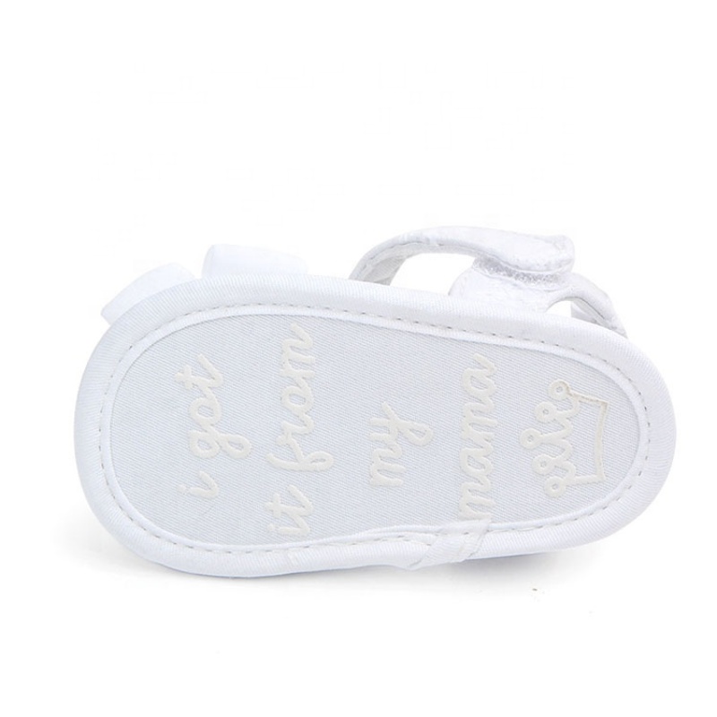 New style embroidered bow strap sandals