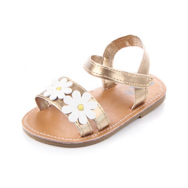 Favorable toddler shoes baby  strap flower sandals