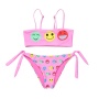 2021 factory direct sale pink one piece summer swimsuit  butterfly bikini