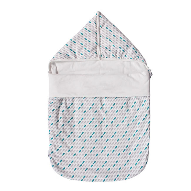 Manufacture super soft cotton breathable muslin newborn baby winter warm swaddle bag blanket