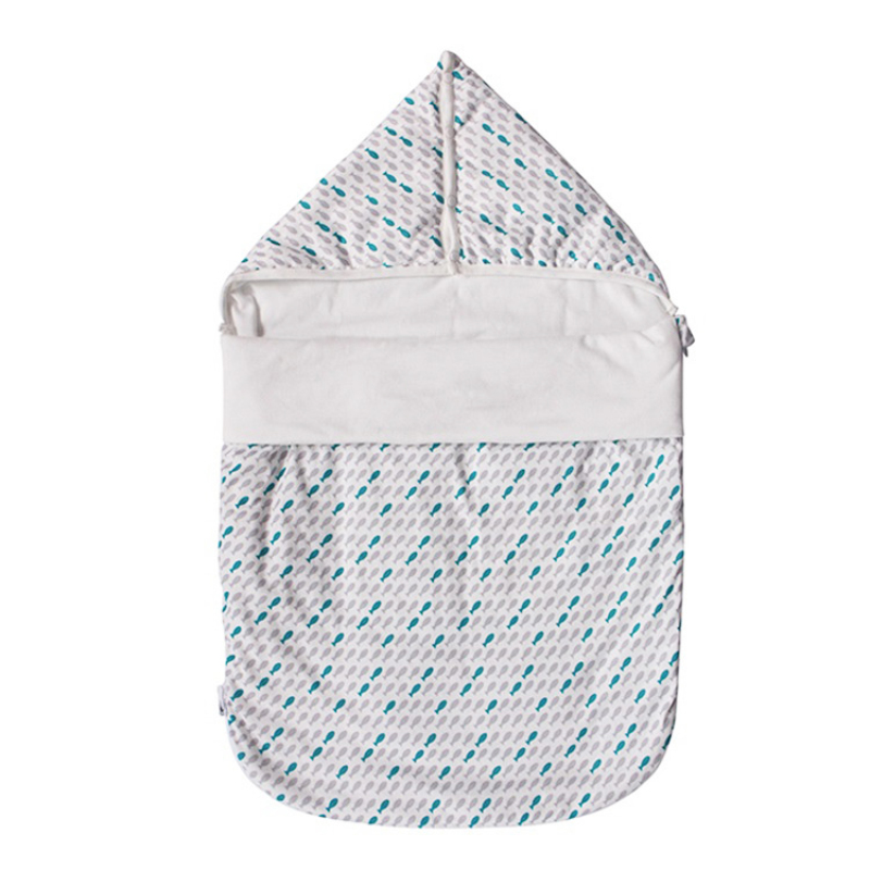 Manufacture super soft cotton breathable muslin newborn baby winter warm swaddle bag blanket