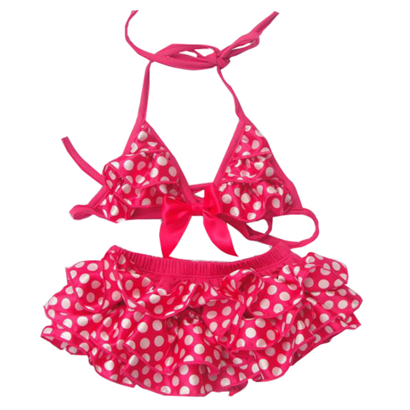 New arrival children swimsuit cute kids model girls clothing bikini sets