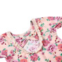 Summer Soft Newborn Baby Cotton Clothes Floral Vintage Bodysuit  Ruffle Design Baby Girls Romper