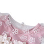 New arrival pink lace sleeves baby girl clothes  infant fall clothes