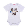 Latest 2018 summer infant clothing printed letters cotton cute baby girls rompers