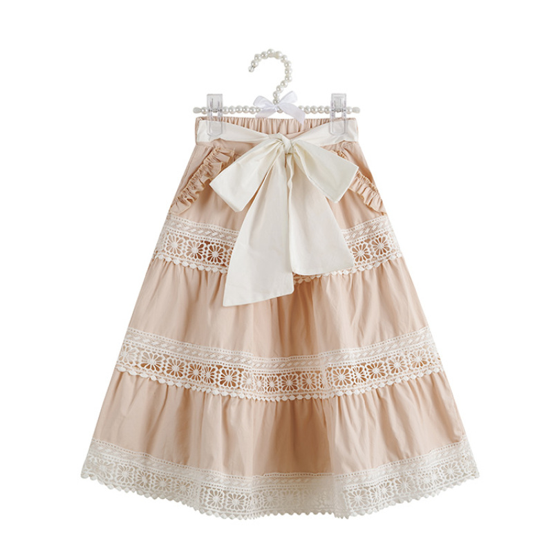 Wholesale custom high quality cheap lace skirt for spring and summer