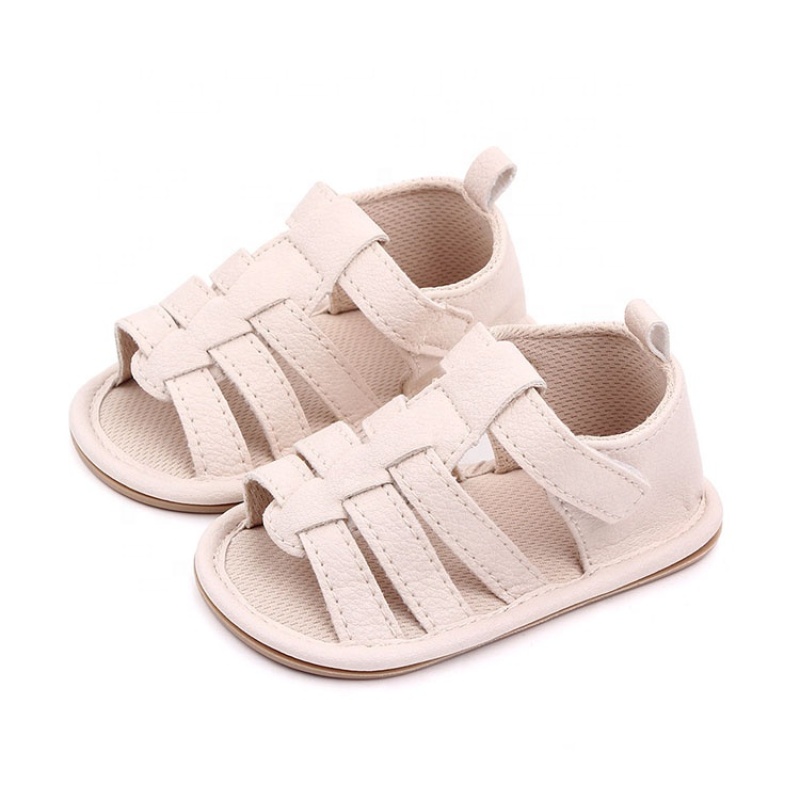 Cheap ankle-wrap baby casual shoes boys high quality leather sandals