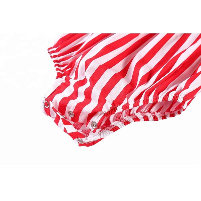 2018 Strip And Star Summer Baby Girls American Flag Jumpsuit 4th Of July Romper