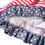 Wholesale Fashion Baby Girls Striped Cotton Ruffle Dresses Gingham Plaid Frocks with Lowest Prices