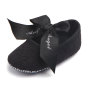Wholesale Manufacture Newborn Cotton Baby Girl  Shoes Bow Princess Toddler Shoes