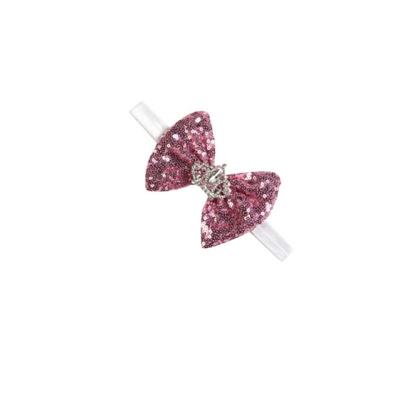 1 Piece hair accessories sequin bow knot baby lace baby girls hair head band