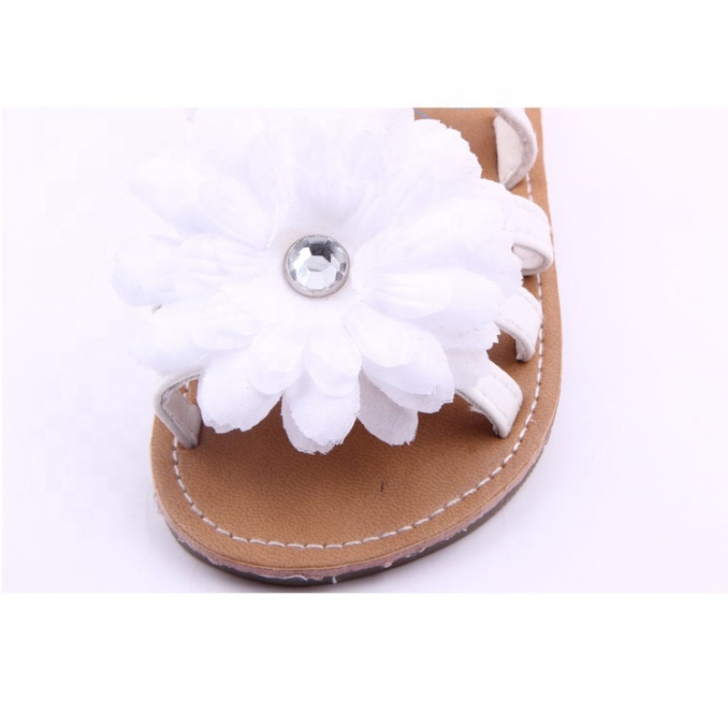 2021 summer cheap fashion comfort rhinestone shoes flower sandals