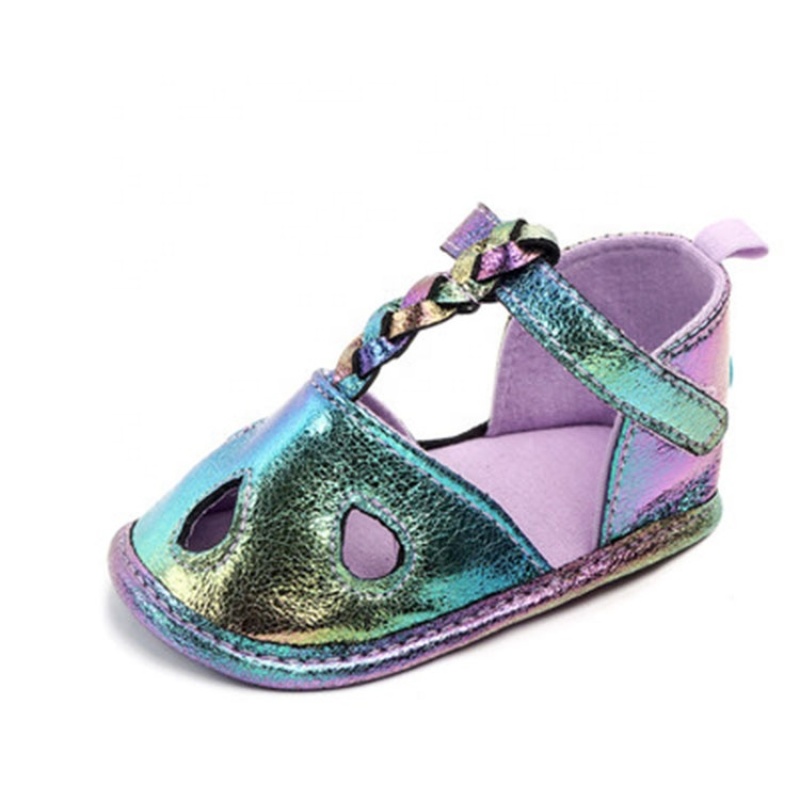 2021 latest designer inspired baby fashion bling shoes rope sandals
