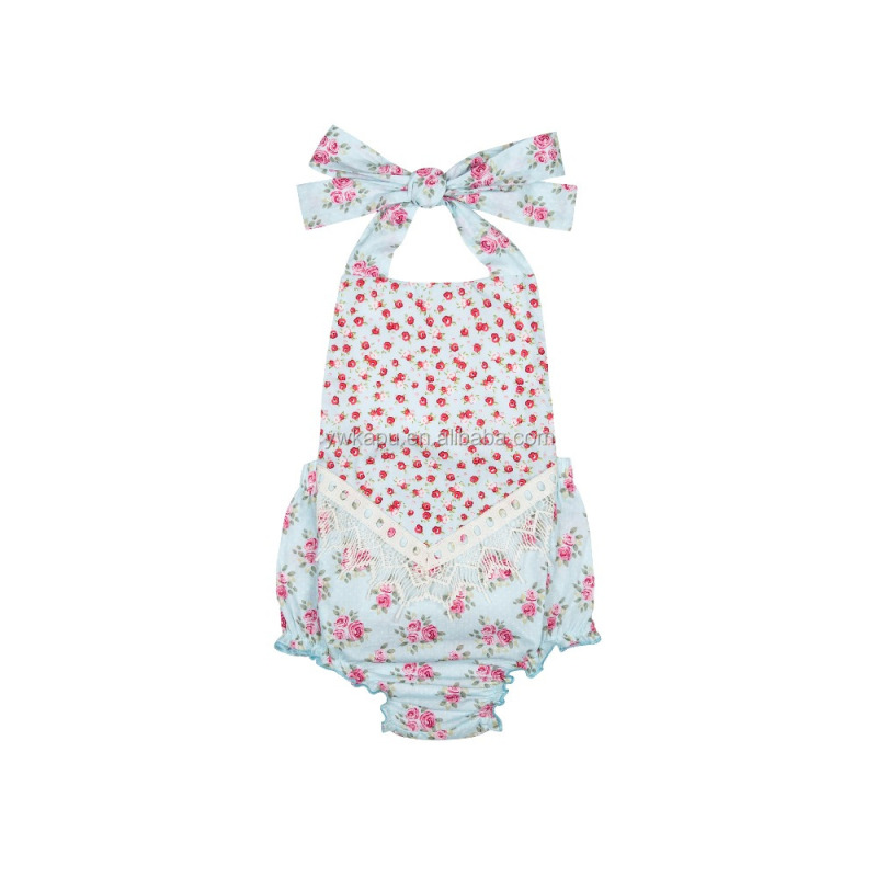 Fashion new 2018 high-quality low-cost wholesale boutique little girl bubble romper