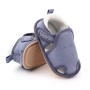Hot selling baby solid color breathable shoes cotton outdoor sandals