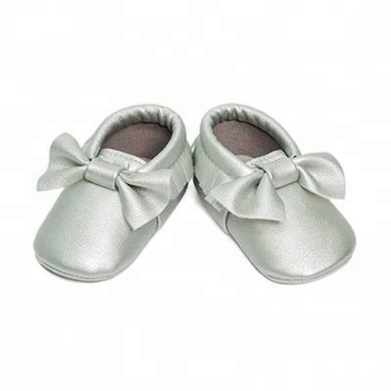 2018 Top quality baby PU leather shoes wholesale baby shoes with bow from Kapu