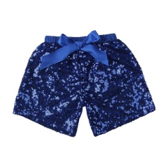Wholesale Kids Girls Fashion Purple Sequin Shorts