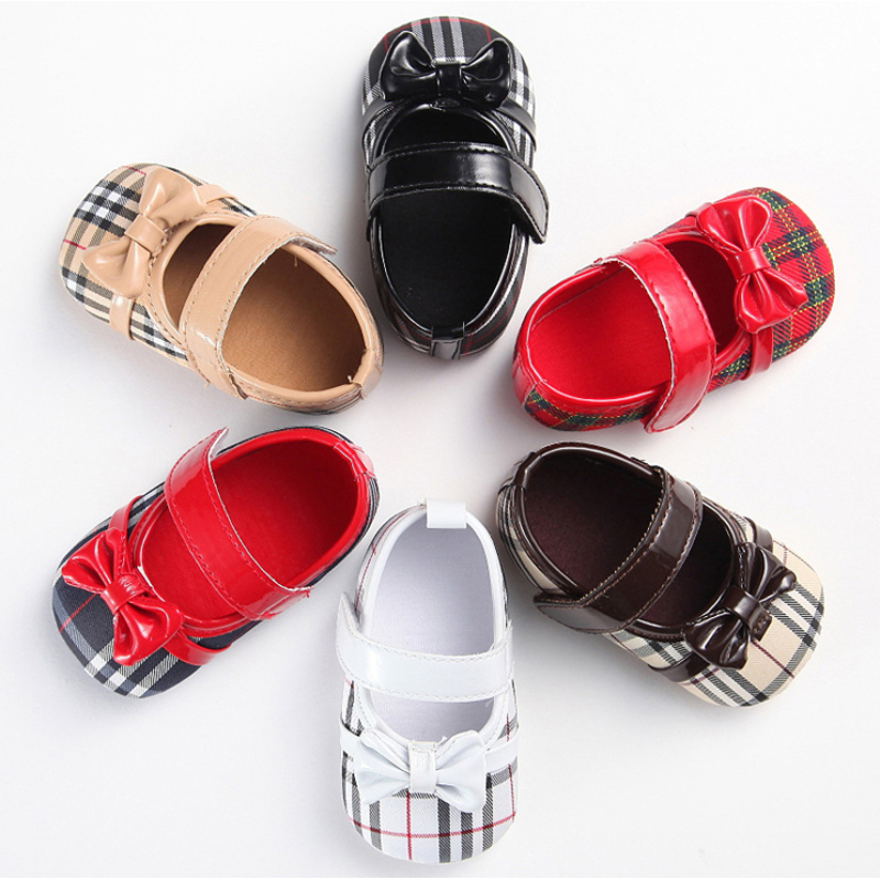 Custom Made Pretty Newborn Honey Baby Girl Flat Shoes for School