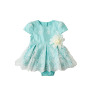 Wholesale Custom Colorful Pretty Children Boutique Clothing Kids Girls Casual Knit Dresses Size 4 6 12 16