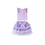 Baby Girl Cotton Unicorn Style Costume Clothes Set Top With Tutu Skirts