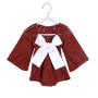 Wholesale Designer Ready Made Pretty  Children Boutique Clothes Kids Girls Twirl Dresses for Daily Wear in Stocks
